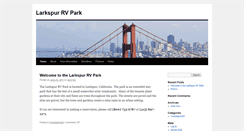 Desktop Screenshot of larkspurrvpark.com