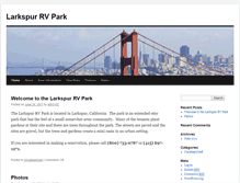 Tablet Screenshot of larkspurrvpark.com